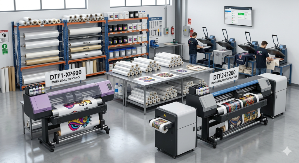 DTF Printing Business equipment upgrade with XP600 and i3200 printers