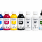 Prolific Premium DTF Ink Kit CMYKKWW 600ML with 100ML Printhead Cleaner for XP600 and i3200 DTF Printers