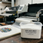 DTF Hot Melt Adhesive Powder used for garment transfer printing