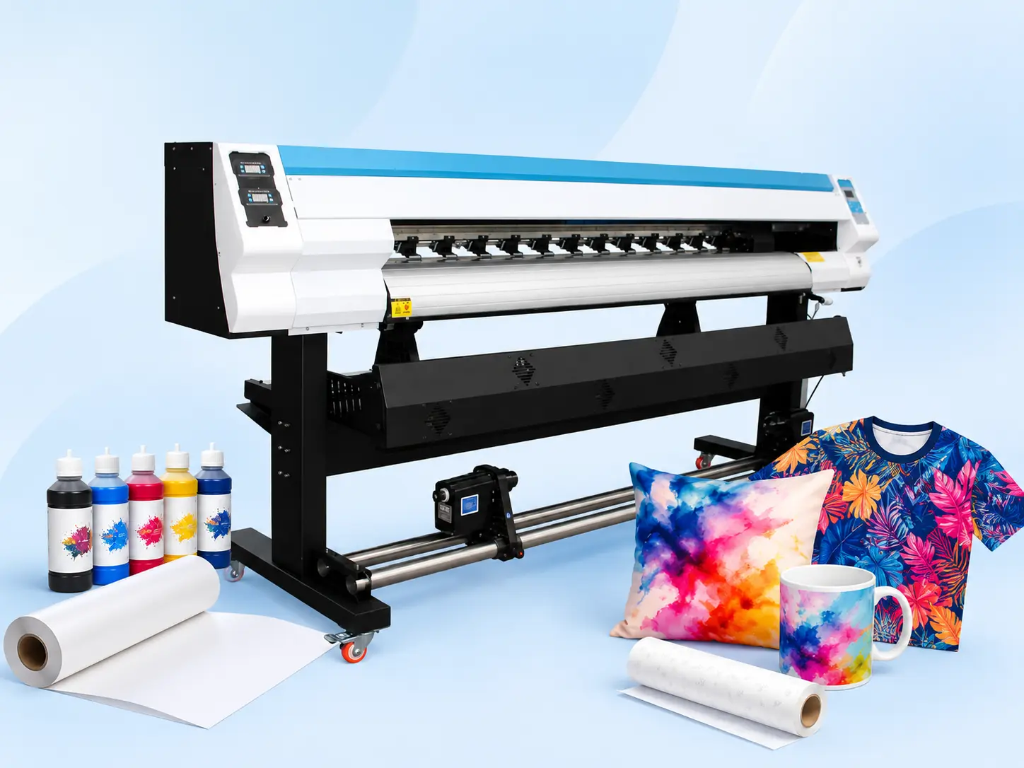 Sublimation printers for colorful transfer printing