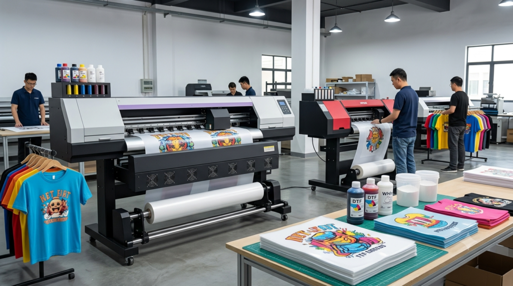 Best DTF Ink for XP600 / i3200 Heads - Best DTF Ink for XP600 i3200 Heads printing colorful t-shirt transfers