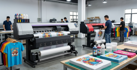 Best DTF Ink for XP600 i3200 Heads printing colorful t-shirt transfers