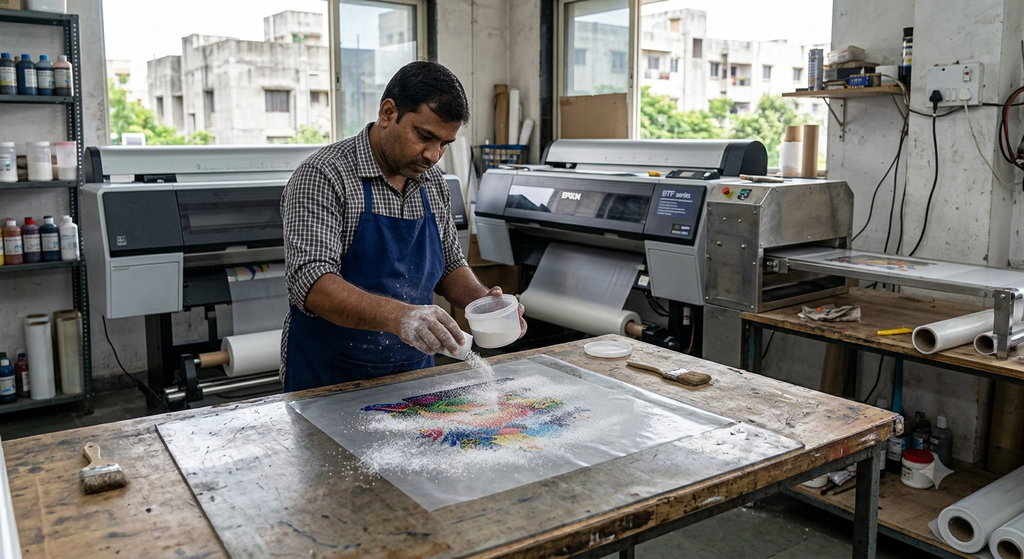 DTF Hot Melt Adhesive Powder: Amazing Guide to Top Brands & Prices in India 2026 - DTF heat press machines for professional DTF transfers in India