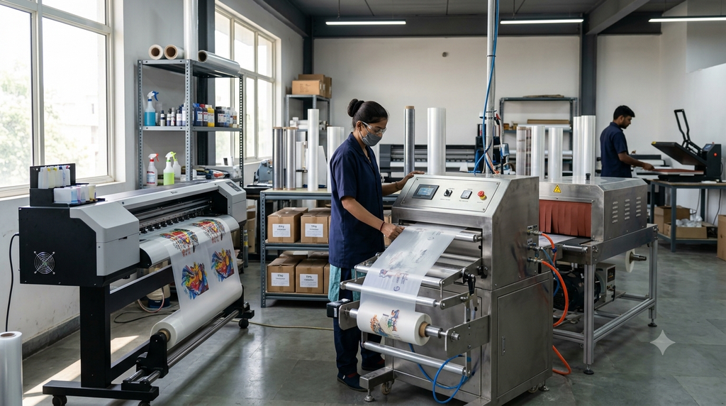 DTF Powder Shaker Machine automatic powder application system in India 2026
