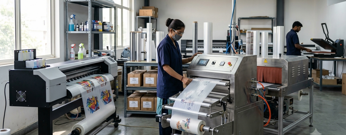 DTF Powder Shaker Machine automatic powder application system in India 2026