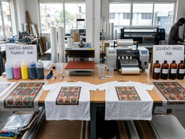 DTF ink for Indian conditions comparison between water-based and solvent-based DTF ink