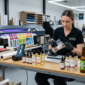 UV DTF Printing for Bottles on glass cosmetic containers