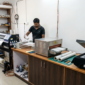 DTF Printing Business Profit Margin workflow from printing film to heat pressing