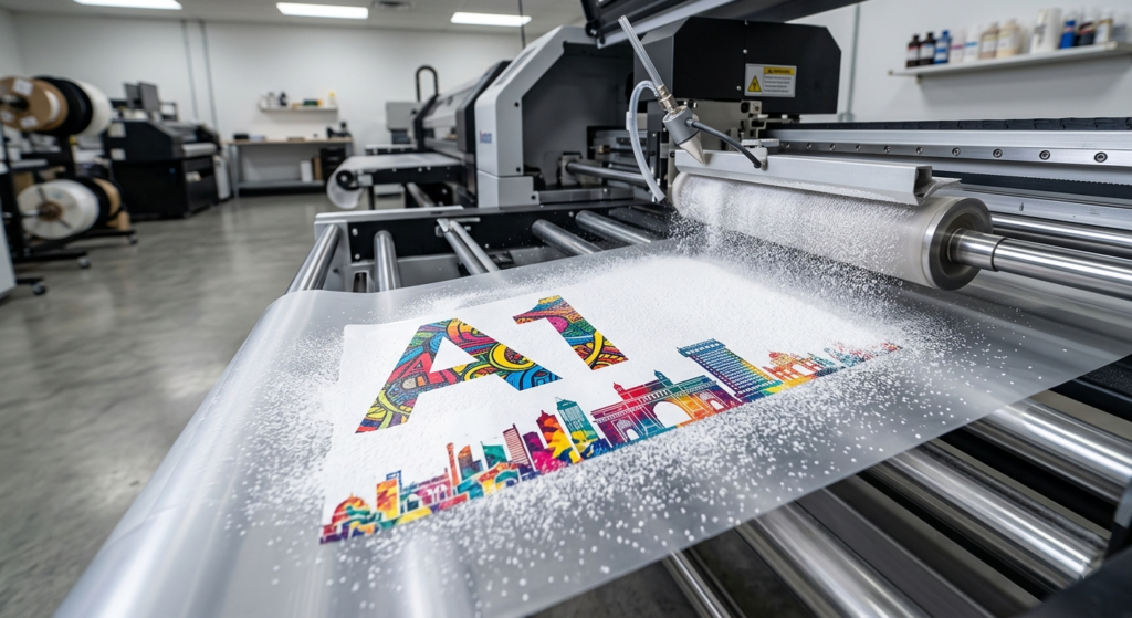 DTF Printer EMI Options in India and hot melt adhesive powder workflow