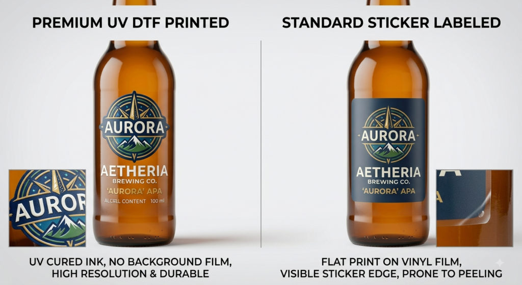 UV DTF vs Sticker Printing: Powerful Comparison for Modern Custom Printing 2026 - UV DTF vs Sticker Printing quality comparison