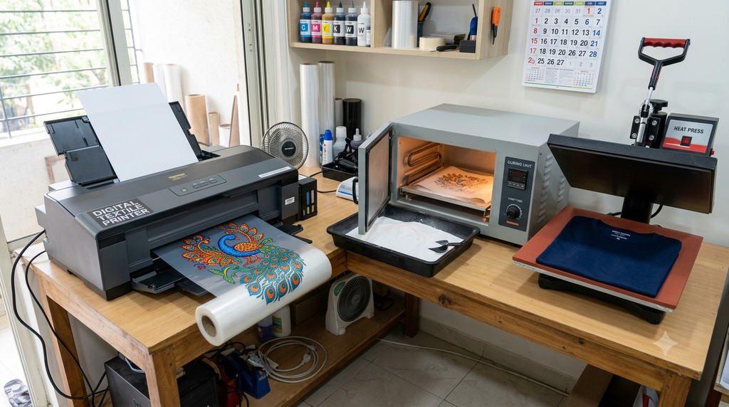 Eco-Friendly DTF Printing in India: Ultimate Guide to Sustainable Printing 2026 - Eco-Friendly DTF Printing in India workflow from ink printing to garment transfer