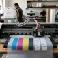 DTF printer clogging caused by white ink buildup and blocked printhead