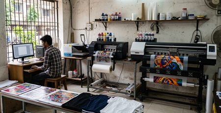 Best DTF Printer for Small Indian Print Shops — 4-head vs 6-head DTF printer comparison