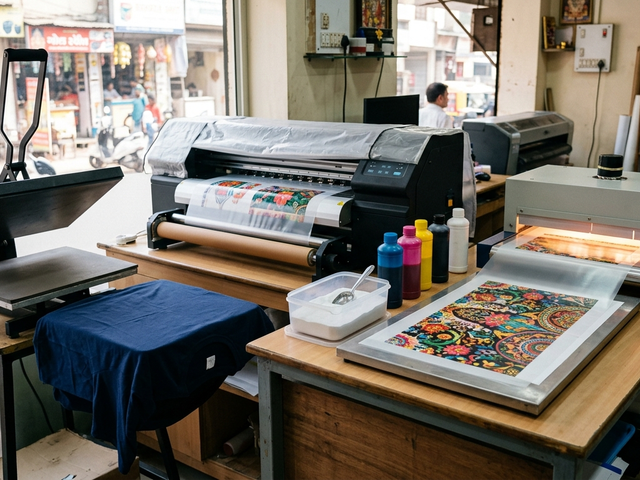 DTF transfer durability printing process from film to garment