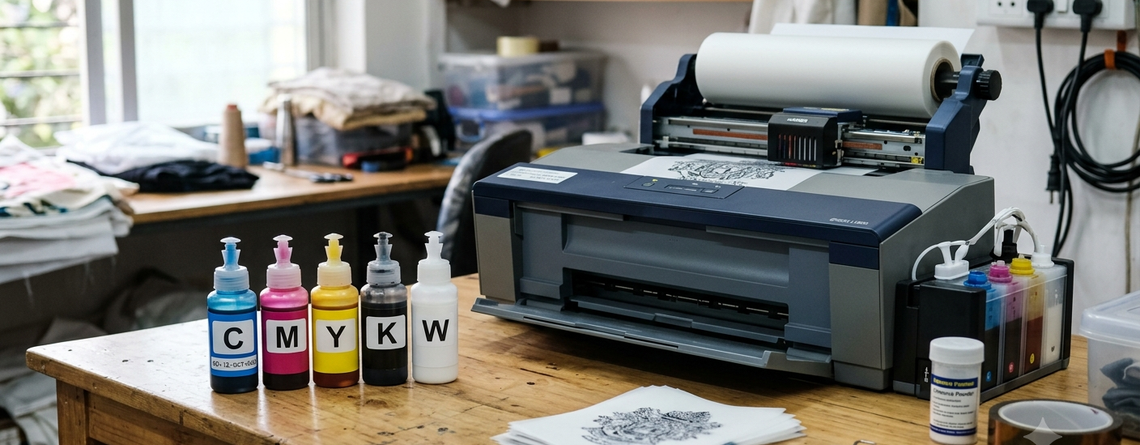 DTF Ink Shelf Life and proper storage of opened DTF ink bottles