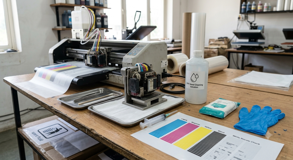 DTF Printer Clogging: Easy Solutions for Better Printing 2026 - DTF printer clogging printhead cleaning and maintenance