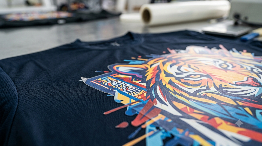 How to Fix DTF Print Adhesion Problems on Polyester Fabric 2026 - DTF Print Adhesion on Polyester Fabric showing peeling edges